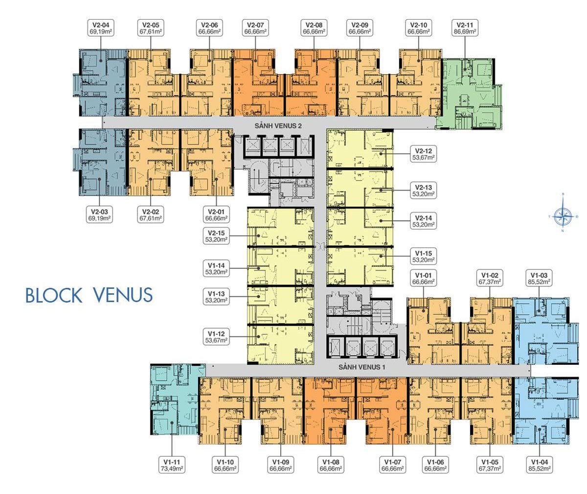 Block Venus căn hộ q7 saigon riverside
