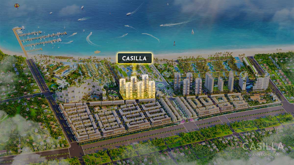 Phối cảnh căn hộ Casilla Thanh Long Bay 
