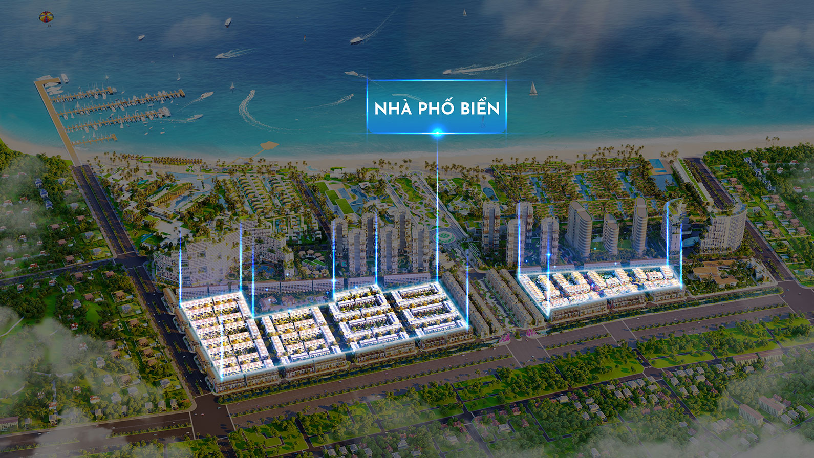 Dự án Thanh Long Bay - Nhà Phố Biển 2 Mặt Tiền
