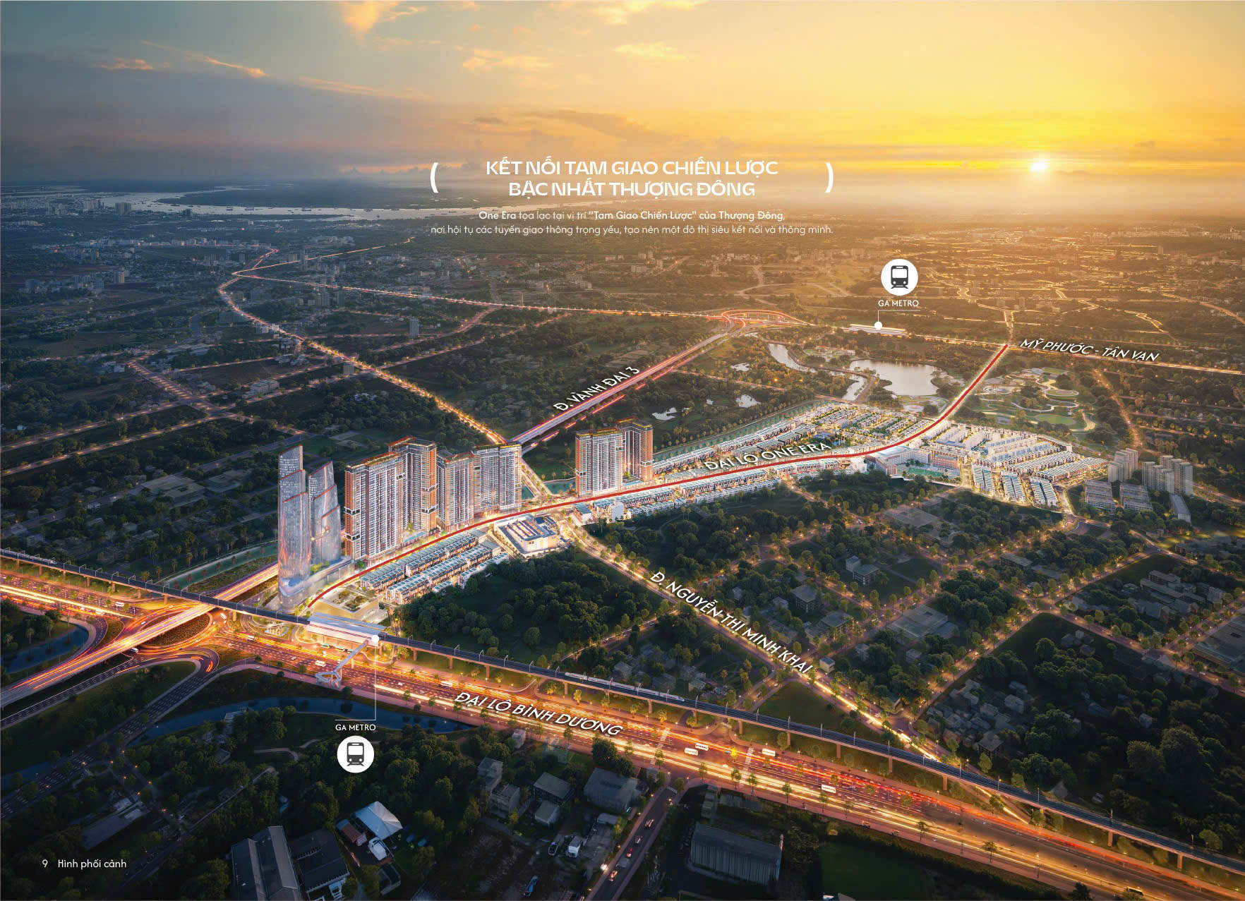 Phối cảnh tổng quan vị trí dự án One Era